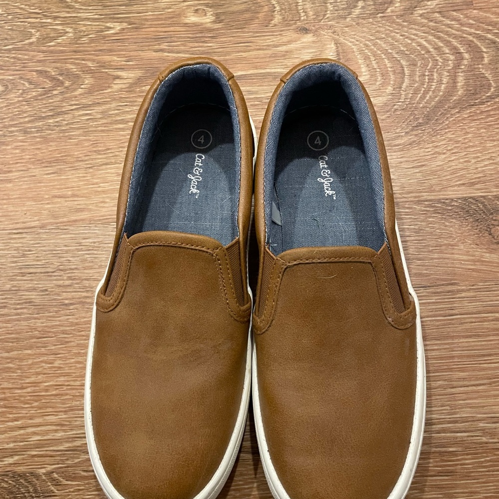 Cat & Jack Brown Slip-On Dress Shoes